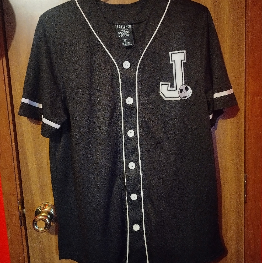 TNBC JACK SKELETON Button Up Jersey